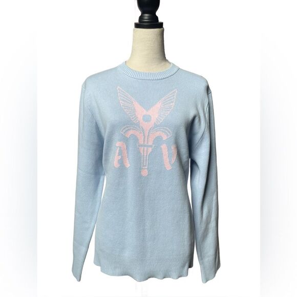 Alte Volant Baby Blue & Pink “Cotton Candy” Crewneck Sweater (Size: Small) - Picture 1 of 12